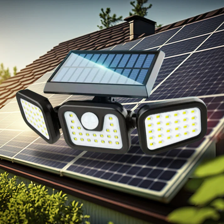 LED Solar Motion Sensor Light