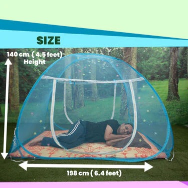 Foldable Double Bed Mosquito Net with 50 Decorative Stars (DMN4) - 3