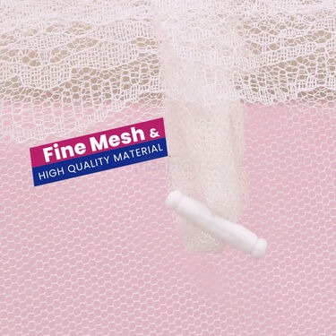 Foldable Double Bed Mosquito Net with 50 Decorative Stars (DMN4) - 1