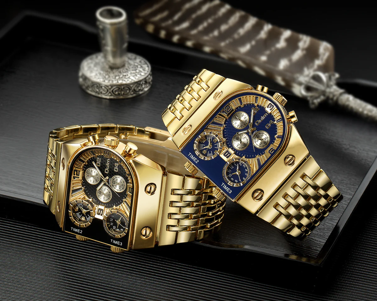 Oulm modern men's watch - 3